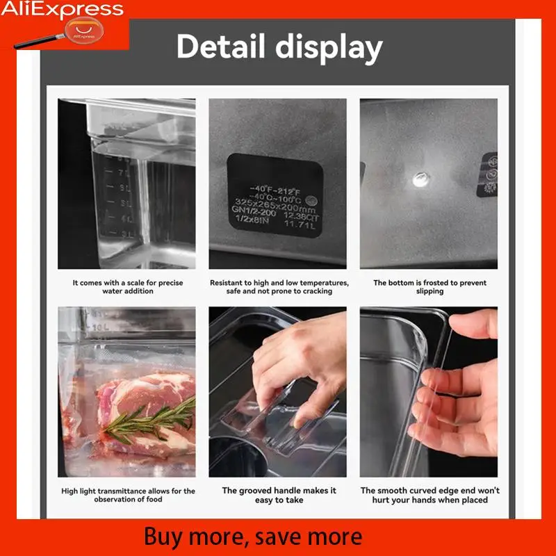 

A67Z Slow Cooker Water Tank Accessories Commercial And Household / Water Tank Onepiece Molding Food Grade Water Container