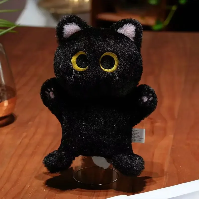 Leuke Kat Handpop Gevulde Pop Zachte Kitty Educatief Baby Speelgoed Simulator Dier Zachte Knuffels Anime Marionet voor Kinderen