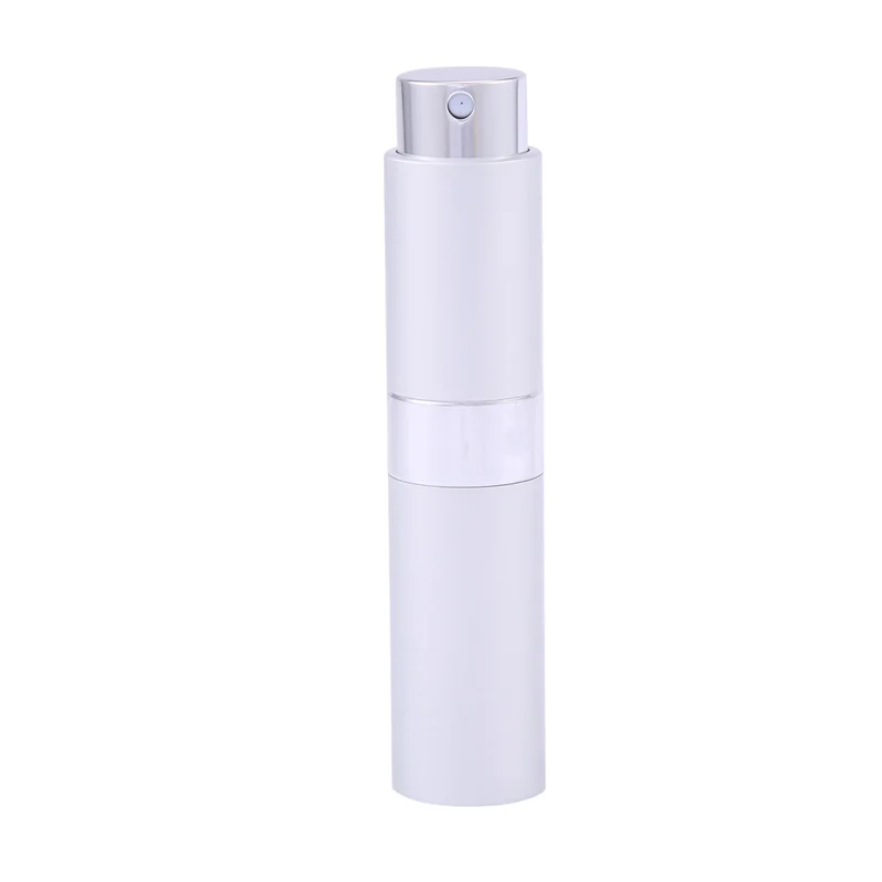 

X09A 5X 8 Ml Portable Travel Mini Bottle Refillable Empty Perfume Atomizer - Silver