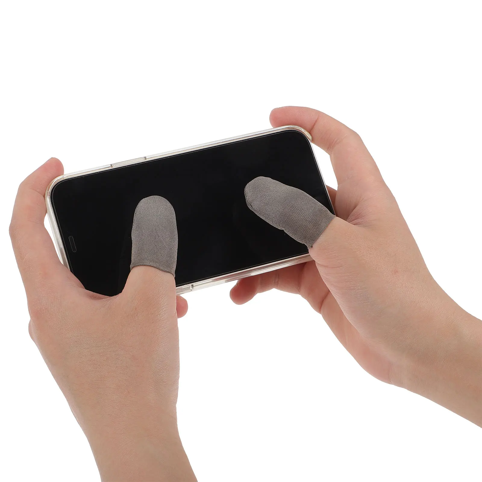 

10 Pcs Finger Sleeve for Gaming Thumb Sleeves Mobile Touchscreens Game Cover Protectors Sweat-proof Gloves