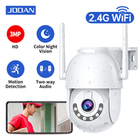 JOOAN 3MP PTZ IP Camera Wireless Outdoor Home Security Auto Tracking WiFi Security Camera 5X Zoom CCTV Surveillance Camera