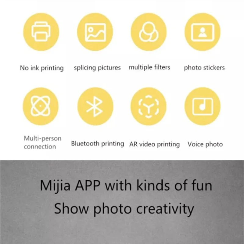 ورق طابعة زاكبرينتر عالي الجودة 100% ورق طابعة الجيب Xiaomi ZINK AR بوذاماركية للطباعة الورقية ذاتية اللصق