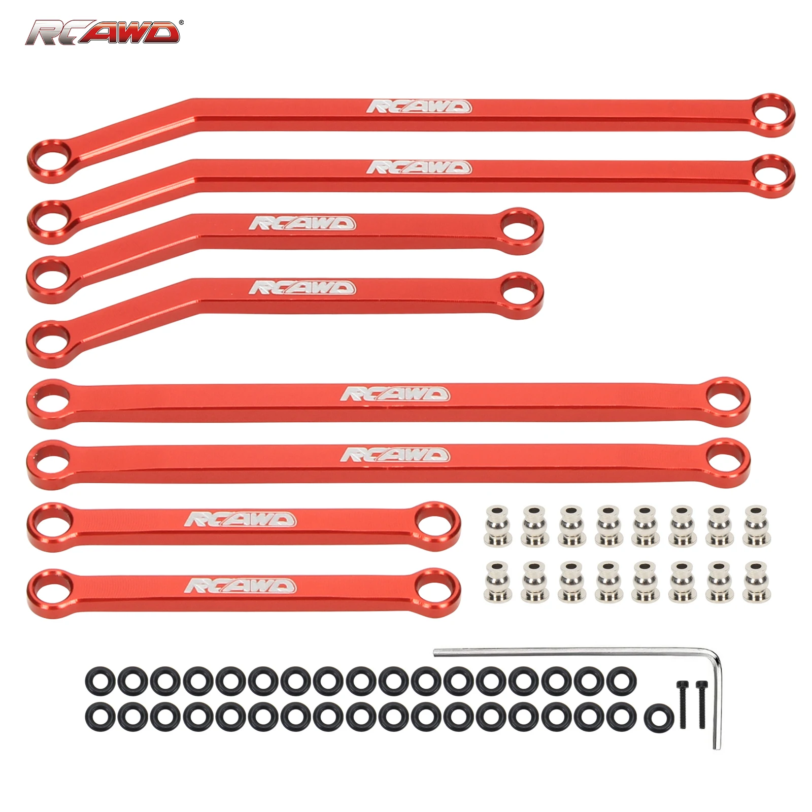 RCAWD SCX24 High Clearance Links Linkage kit For Axial 1/24 SCX24 Crawlers upgrades parts