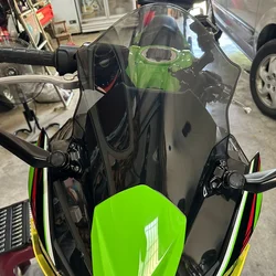 For Kawasaki Ninja 650 Windscreen Motorcycle Windshield ER-6F 20 2021 2022 2023 ER6F Wind Deflector Double Bubble Touring Screen