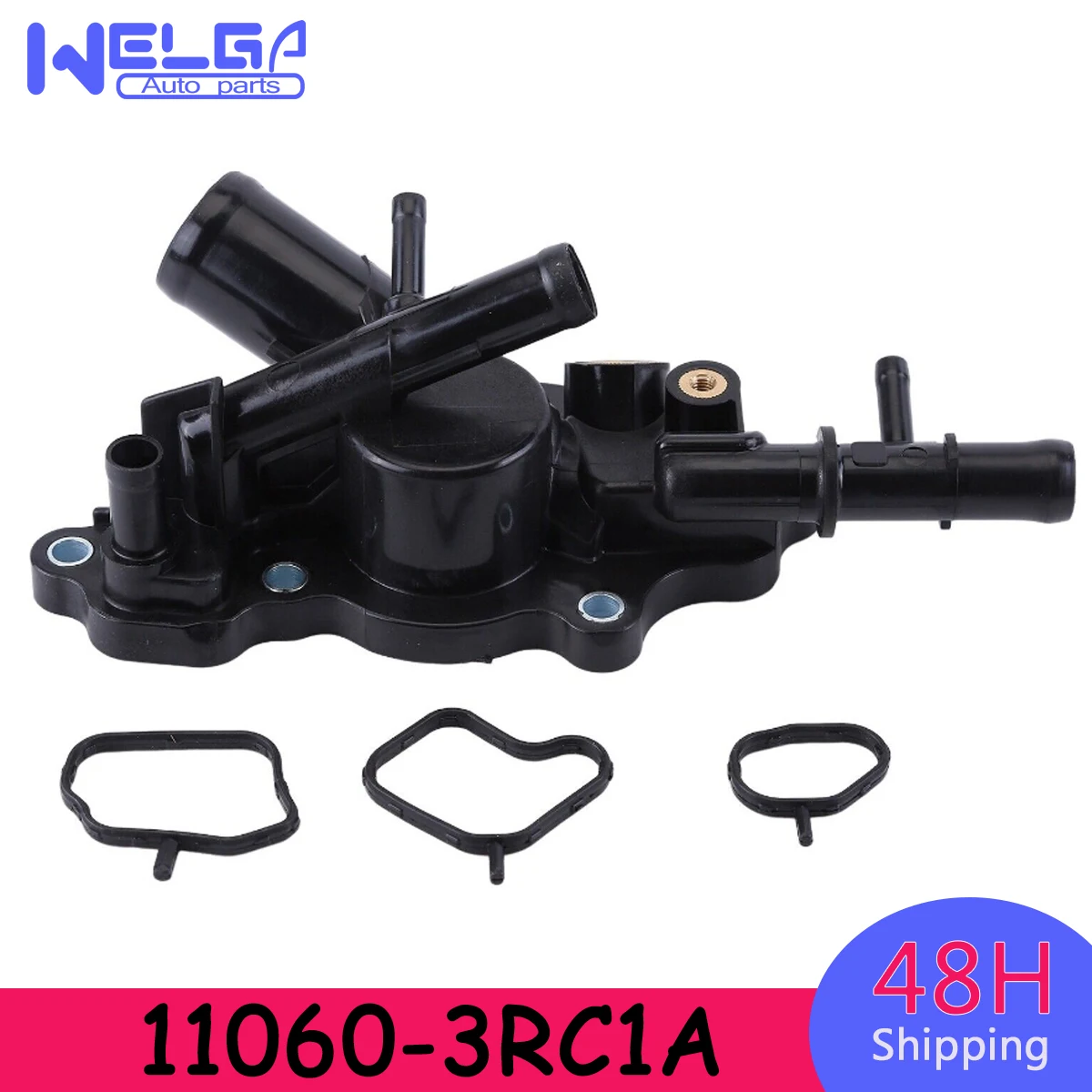 

Car Accessories New A Set Water Outlet Fit 11060-3RC1A FOR Nissan Sentra Rogue 1.8L 2013 2014 2015 2016 2017 2018 2019