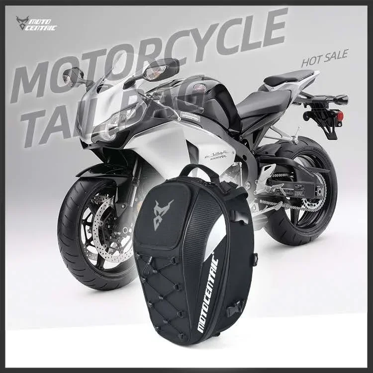 Heren koolstofvezel motorhelmtas waterdichte moto rugzak uitbreidbare motorbagage koffer reistas 30-48l