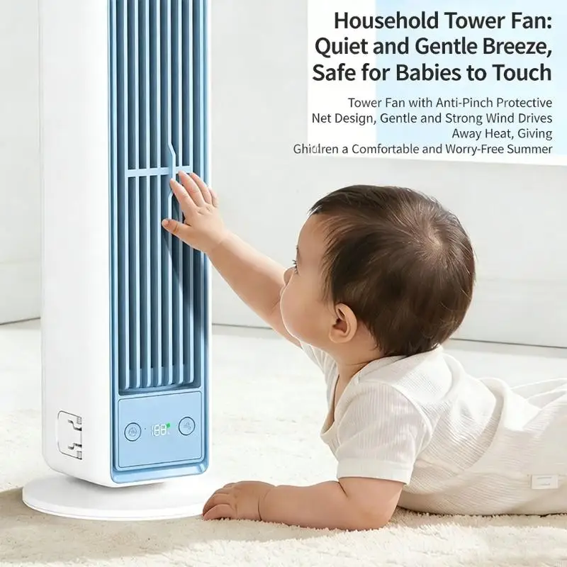 199 Adjustable approaches Battery Operated Oscillating Tower Fan Including Rechargeable Cell 