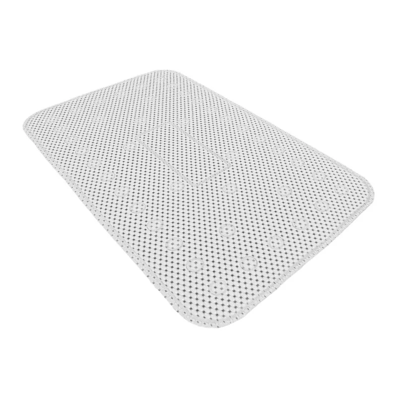 

PVC Bathroom Mat with Suction Cups Hollowed Out Bathroom Anti Slip Bathtub Anti Slip Mat