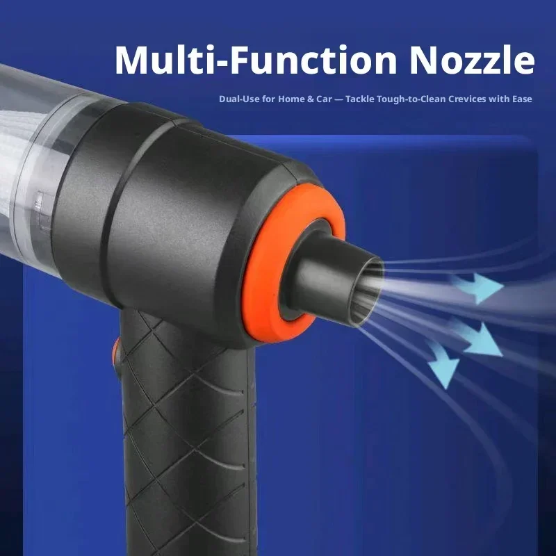 Car Vacuum Cleaners Wireless PowerfuPortable Easy to Carry Effortlessly Cleans Dead Corners Supports Suction & Blowing Functions