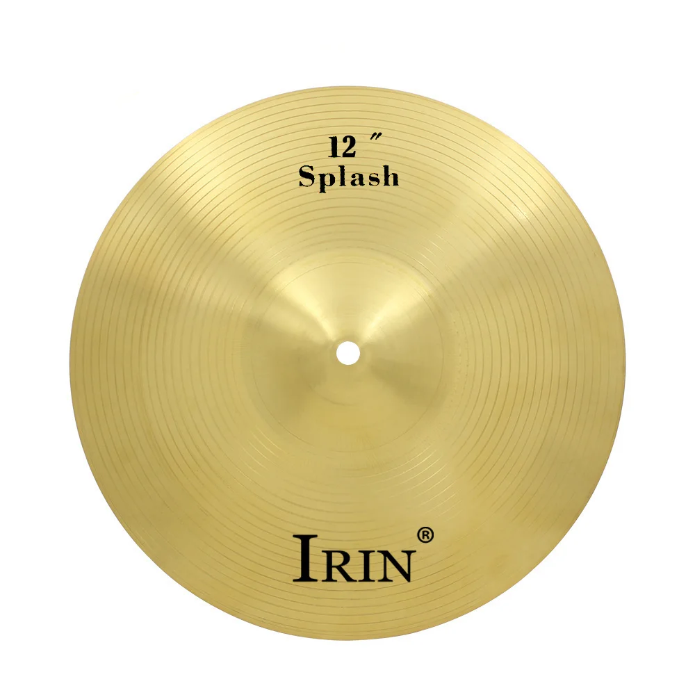 

IRIN 12 Inch Cymbal Gong 1 Pcs Grade A Brass Splash Percussion Instruments Parts Accessories Crash Hi-Hat Drum Cymbals Kit