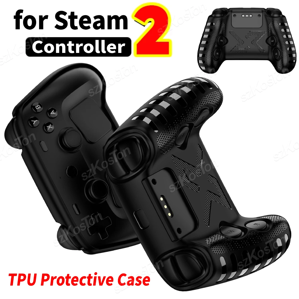 Kratzfeste Schutzhülle für Steam Controller 2 Weiche TPU-Schutzhülle für Steam Controller 2 Gaming-Zubehör