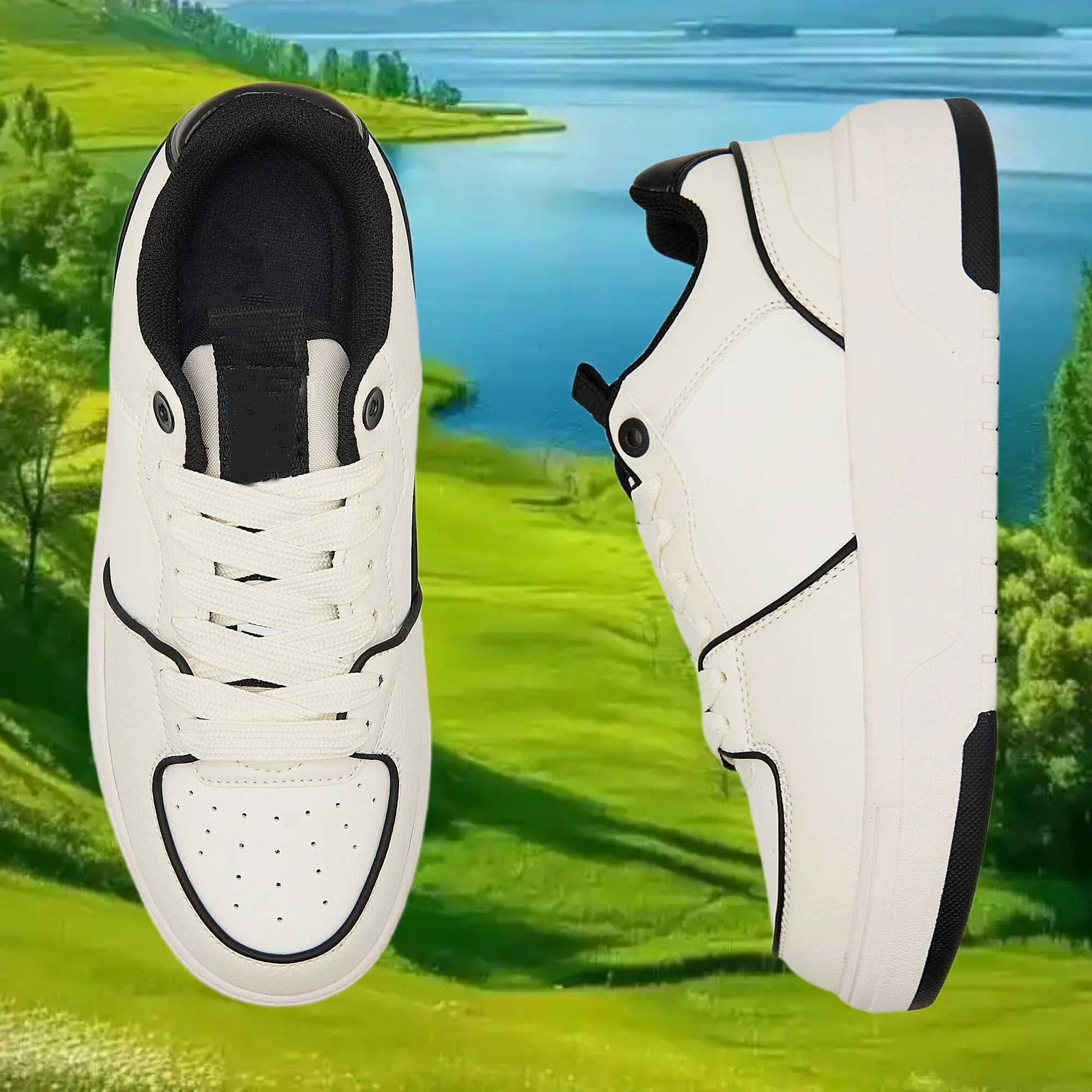 

Couple Style White Sneakers Spring and Autumn Low Top Casual Shoes Korean Version Instagram Trendy Versatile Student Shoes