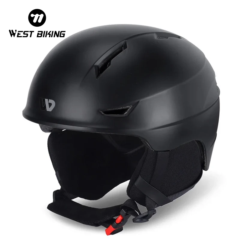 

WEST BIKING Winter Ski Helmet Adjustable Men Women Bicycle Motorcycle Snowmobile Ski Snowboard Warm Sports Safe Cycling Helmet