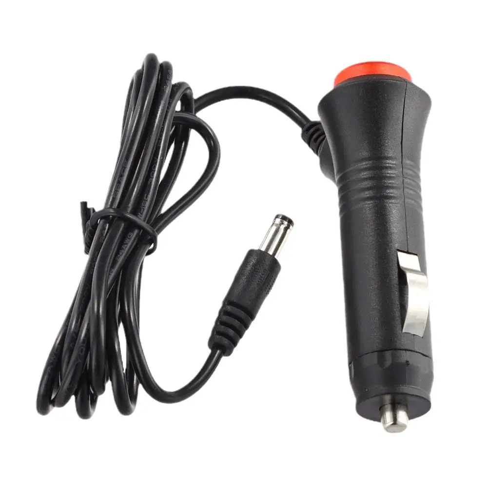 แบบพกพา Universal 12/24v Car Charger ปลั๊ก 5.5 มม.* 2.5 มม.ตัวเชื่อมต่อชายสําหรับ Car Charger Extension Cable ซ็อกเก็ต v5d1