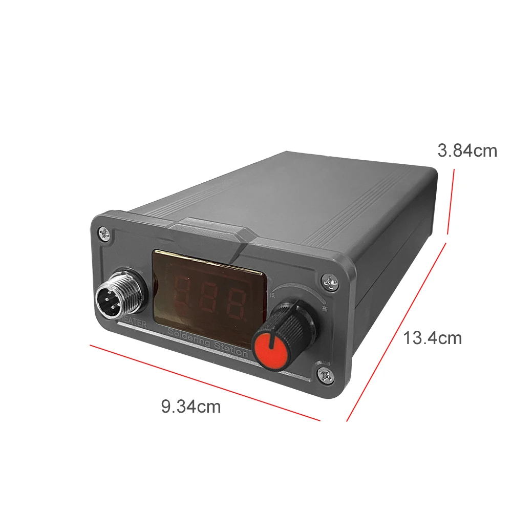 Lefavor T12 Soldering Iron Station 1.3inch LCD Screen Multi-function Portable Bga Rework Station with Soldering Tips