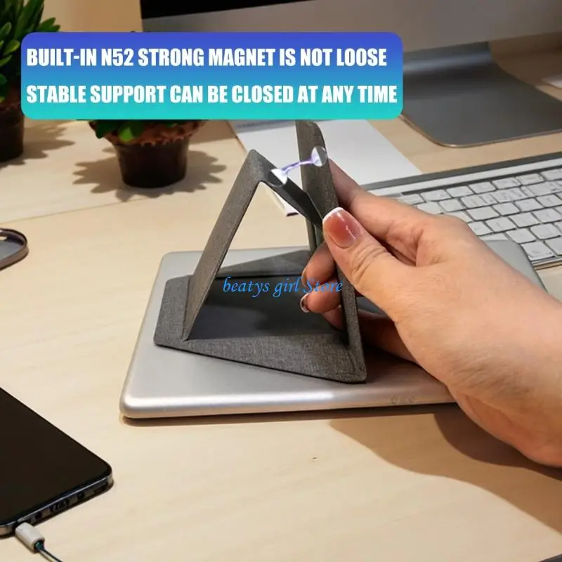 

C7AB Регулируемая подставка для планшета Клейкий стол Складная подставка для ноутбука Портативный держатель