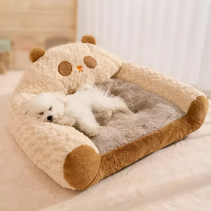 Winter Warm Dog Cat Bed Dog Sleeping Nest Pet Sofa Bed Winter Sleeping Mat for Dogs and Cats