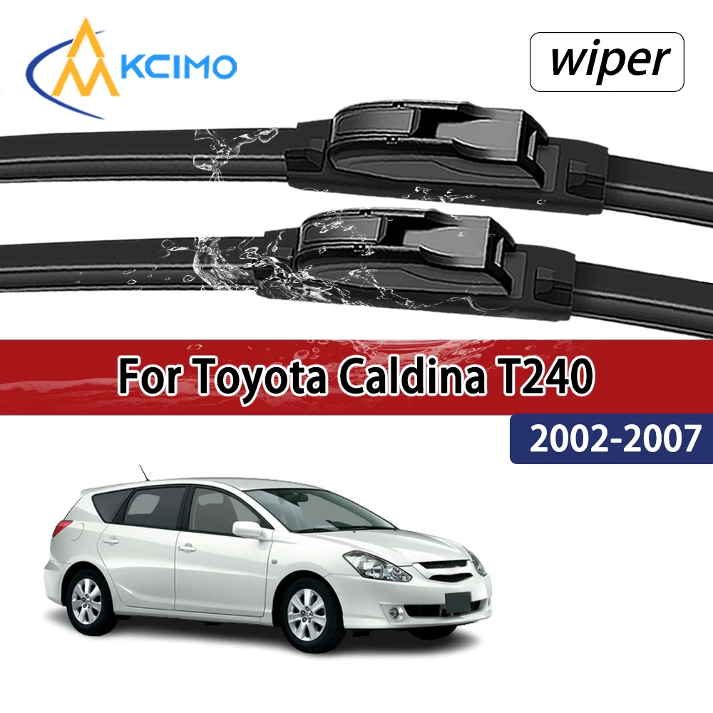 For Toyota Caldina T240 2002-2007 2003 2004 Compatible Durable Silent Front Wiper Blades Car Windscreen Auto Window Accessories