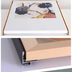Metal Floating Frame Kit for Home Decoration, Large Wall Picture, Oil Painting Art, DIY Home Decoration, 20,40, 50,60,70,80,90