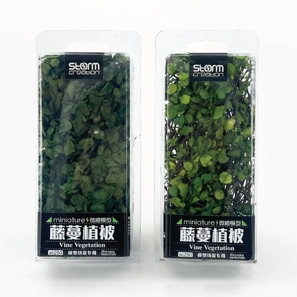 Railway Scenery Sand Table Vegetation Miniature Plant Creepers Micro Landscape Simulation Rattan Leaves Scene Model