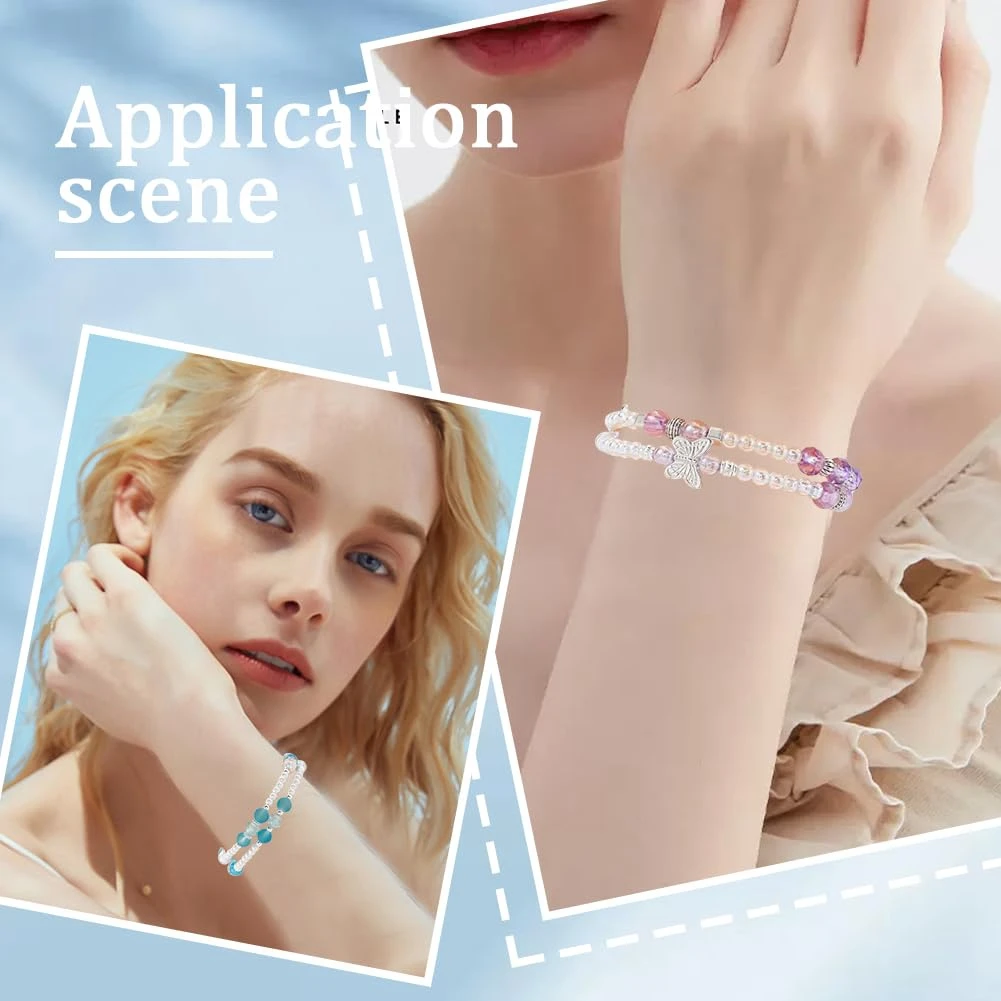 AC23-500 الحلقات الديكور سلك المجوهرات 22 قياس الصلب الذاكرة سلك أساور السائبة الفضة الكفة الإسورة النتائج لصنع المجوهرات #3