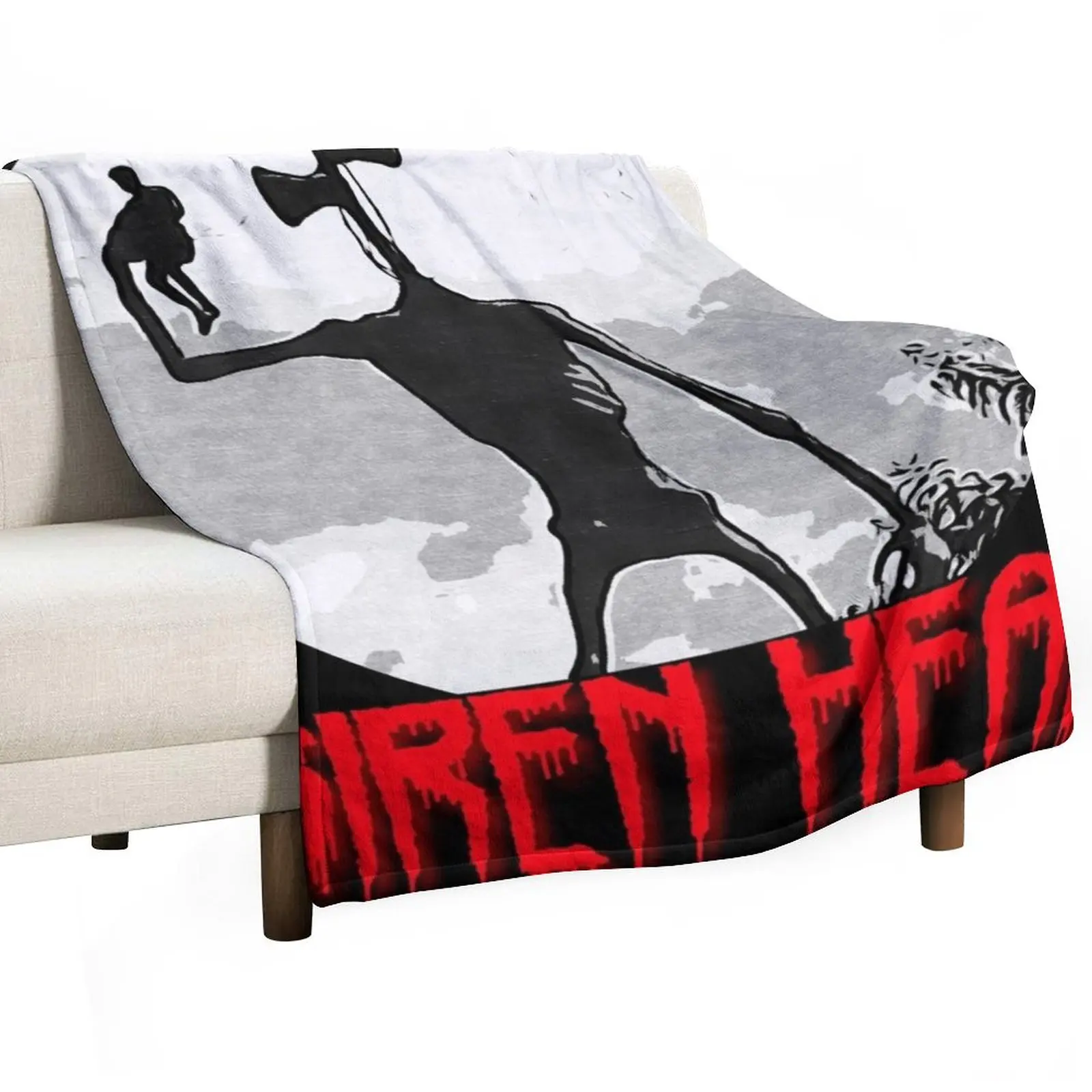 

Siren Head Throw Blanket cosplay anime Furry wednesday Winter beds Blankets