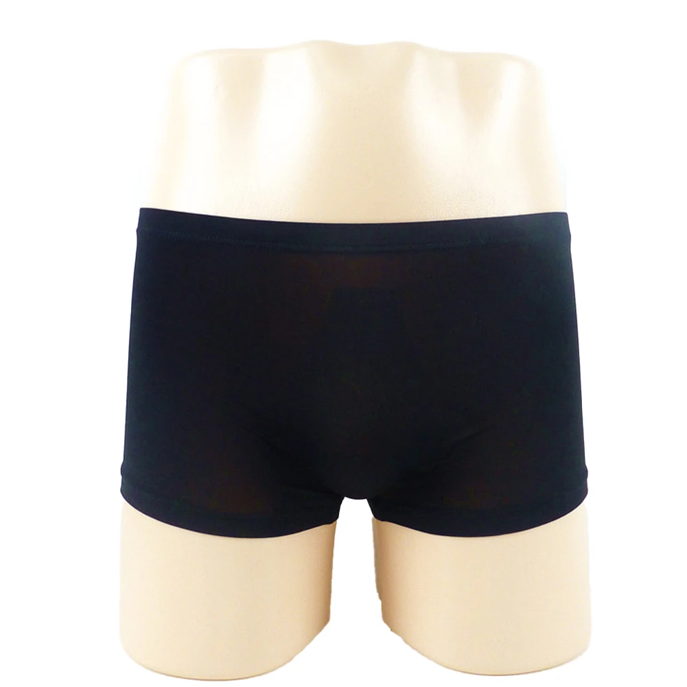 Mens Underwear Lightweight and Fashionable Men's Low Waisted Boxer Shorts in Ice Silk Perfect for Everyday Comfort