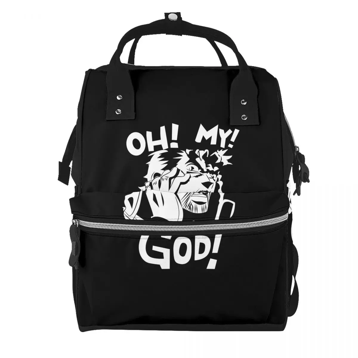 Joseph Joestar Oh My God Jojo Bizarre Adventure Student Backpack School Bag Hiking Travel Daypack for Men Women Bookbag
