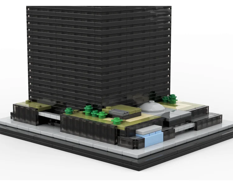 MOC-127024 Willis Tower (Sears Tower) 1:800 Scale by SPBrix 2845pcs building block set model