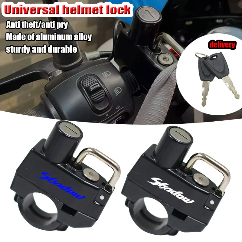 

2025 подходит для Honda Steed Shadow 400 600 VLX400 VLX600 VT400C VT600C VT600, аксессуары для мотоциклов с ЧПУ, замок для шлема, противоугонный шлем