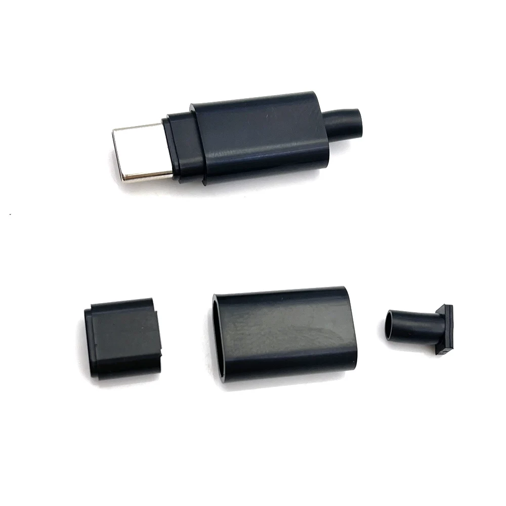 10sets type-C connector Male plug plastic insulation shell accessories USB type c shell data cable charging cable metal shell - Image 5