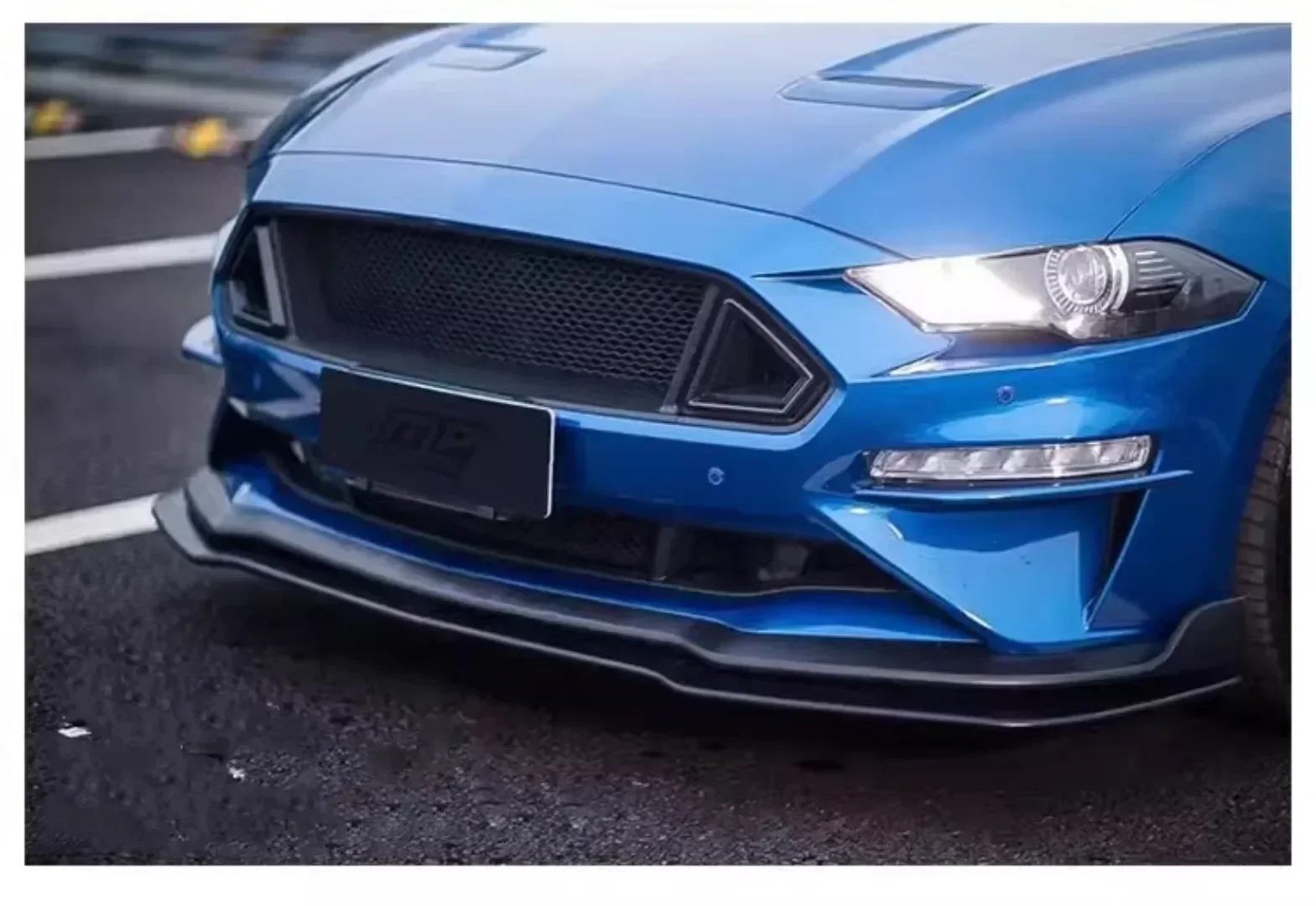 26style Front Lip Front Shovel For Ford Mustang GT350 2018 2019 2020 2021 2022 2023 Auto Accessoires