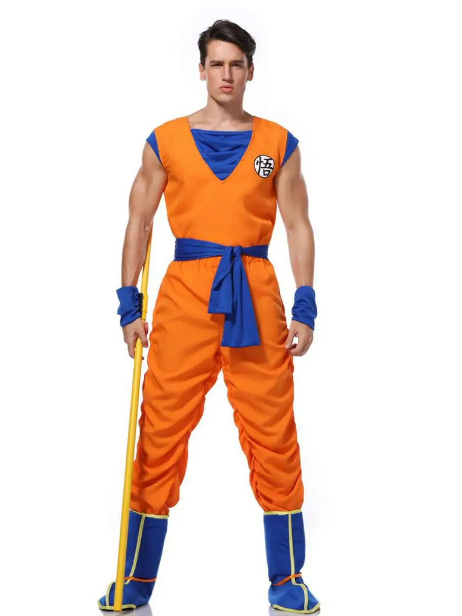 

Новый MXL Косплей Костюм Мужской Ролевой Костюм Короля Обезьянки Хэллоуин Сценический Костюм Маскарадный Бал Наряд Полиэстер Материал