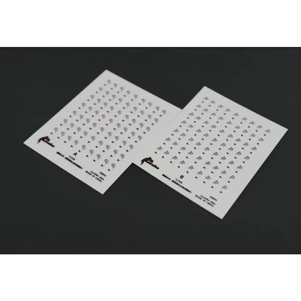 Lanbo 모델 3D 인쇄 3501I 1/350 해군 선원 (범용 인사 흰색 바다 정신 셔츠) 모델 구축 키트 용