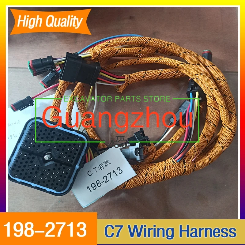 

for Excavator C7 Wiring Harnass Cable 1982713 198-2713 Engine Wiring Harness Higher Quality Connectors Accessories New