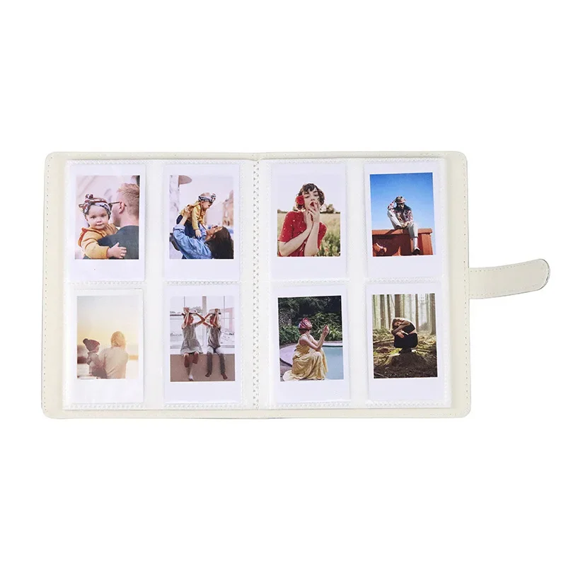 256 Fotos Polaroid-Album, 3 Zoll - PU-Leder-Einband, Passend für Fujifilm Instax Mini Film, Karten, Tickets - Mehrere Farben – Detail 4
