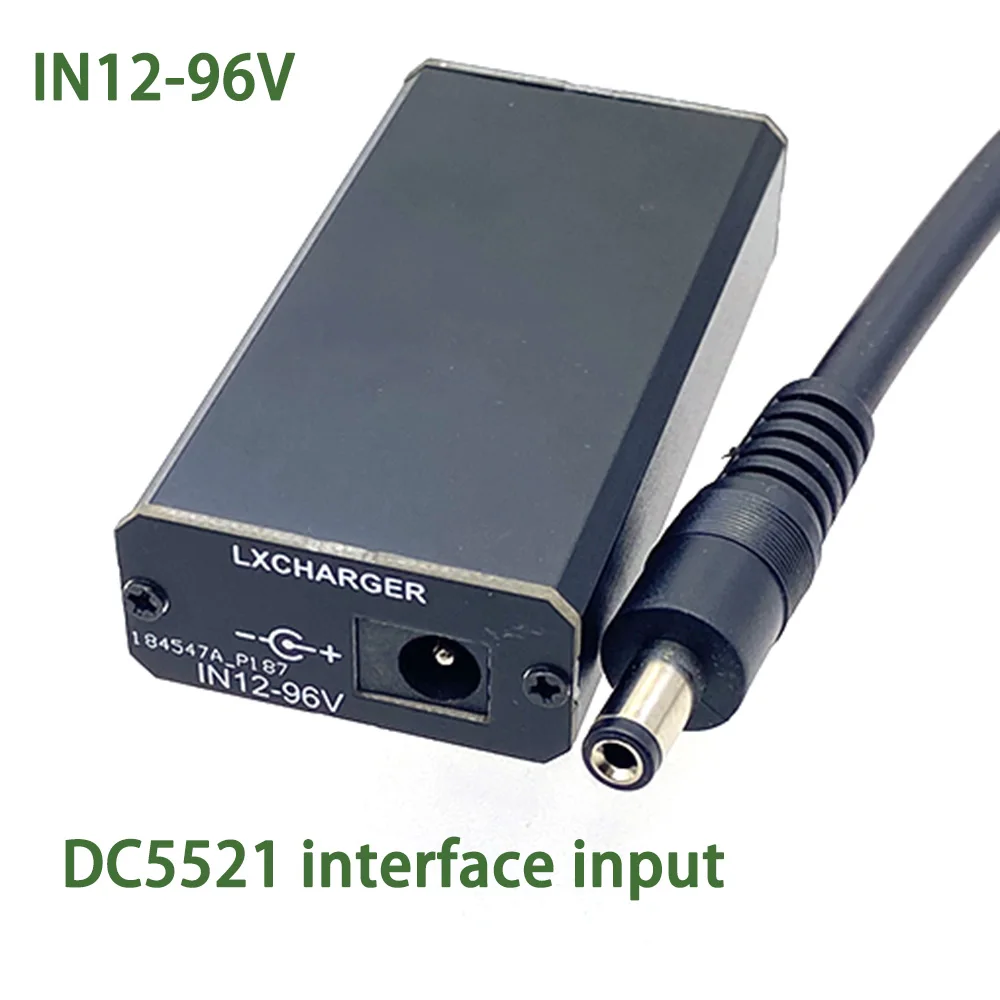 PD65W PD/QC3.0 QC2.0 Double USB Type-C Mobile Phone Quick Charge Adapter DC12-96V Step Down Module XT60 XT90 EC5 To 5V Connector