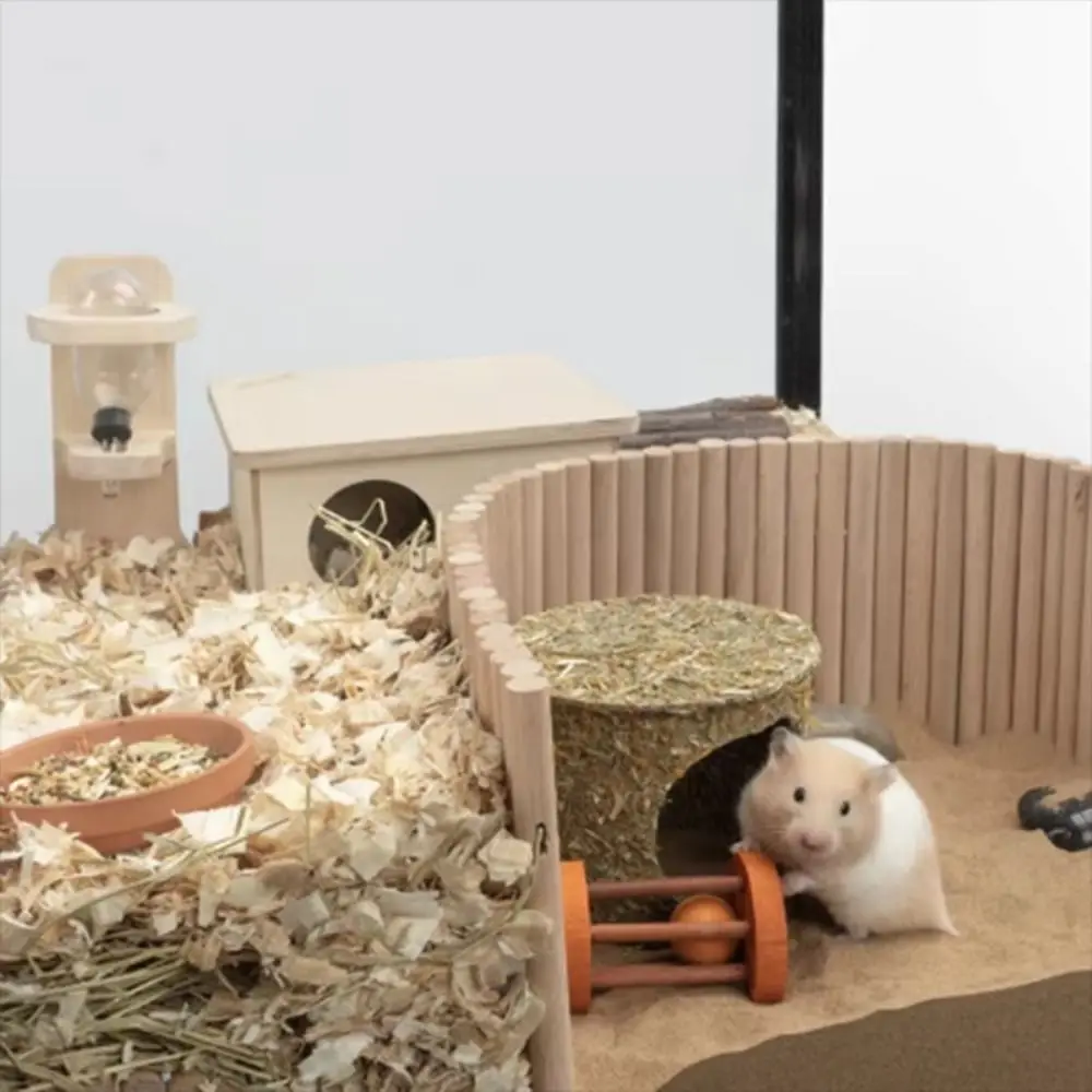 

Деревянная лестница-подвесной мост для хомяков, 1 шт., для соединения в линию, легко устанавливается, многофункциональная, декор для клетки