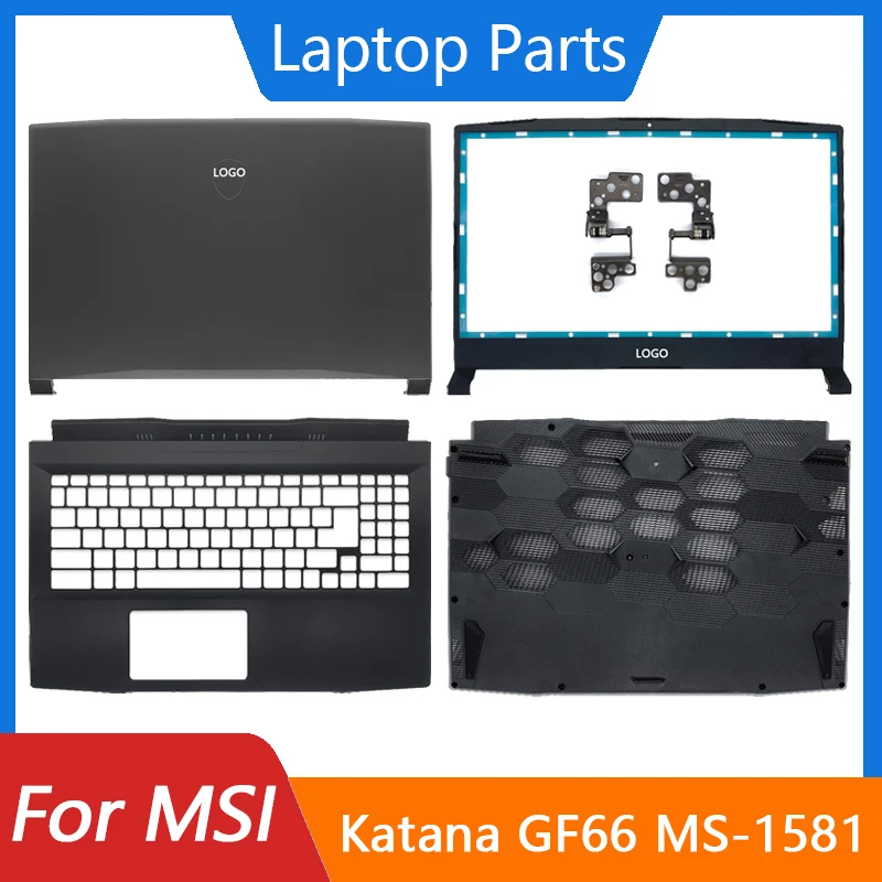 

Новинка, задняя крышка для ноутбука MSI Katana GF66 MS-1581 1582 1583 1584 LCD/передняя панель/Упор для рук/Нижняя база/петли