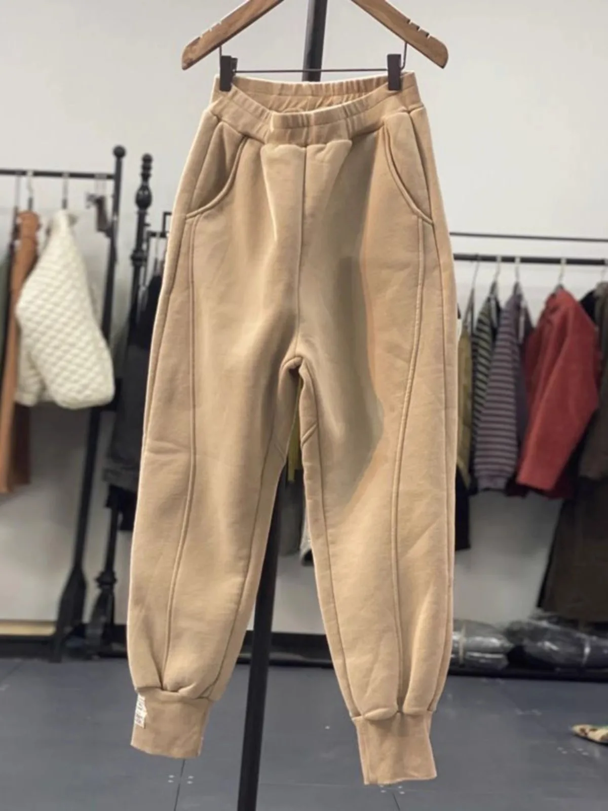 

Мужские повседневные брюки свободного кроя, осенне-зимние брюки-харлан, молодежные спортивные штаны, неорганизованная одежда без бренда