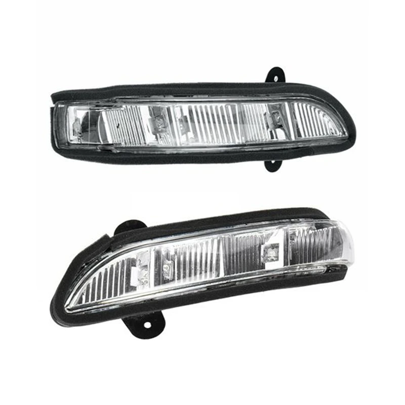 Turn Signal Indicador de Luz Espelho, Retrovisor Repetidor, Fit para Mercedes Benz W211, W221, W219, 2007-2011, E320, E350