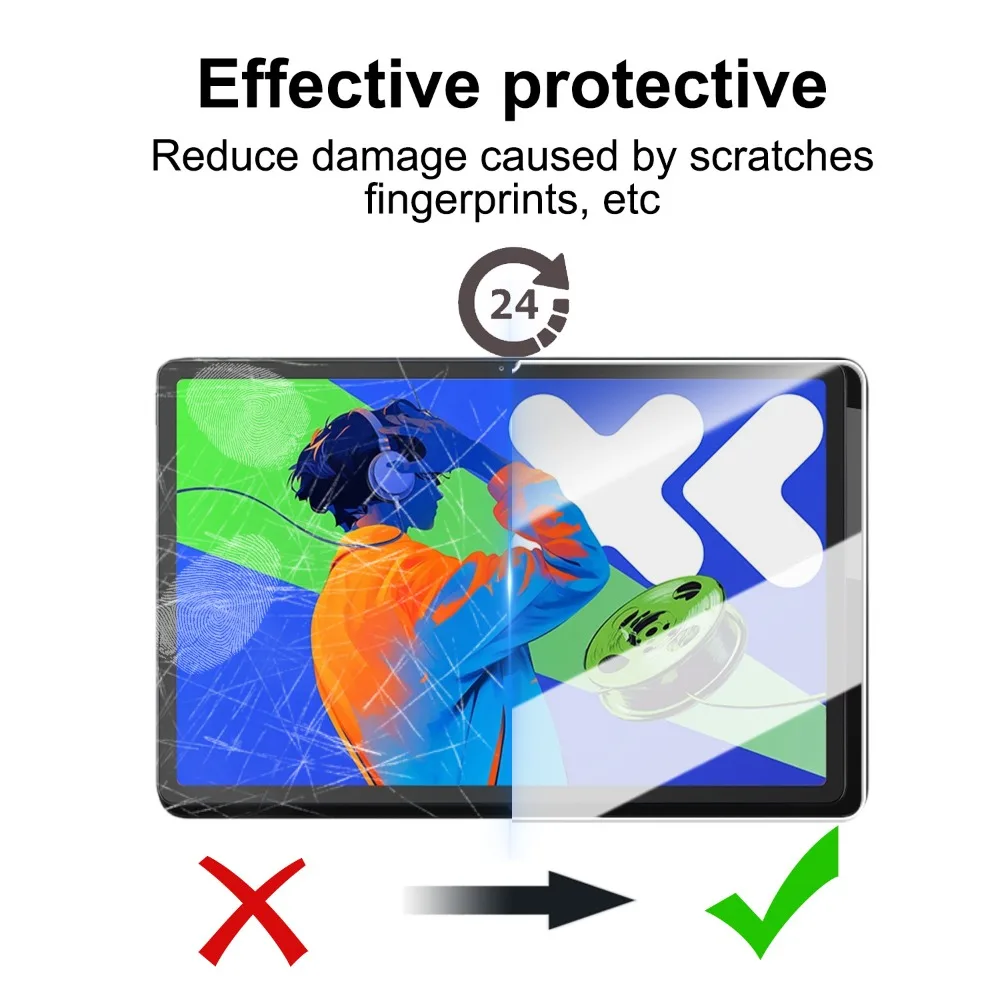 1-2PCS for Xiaoxin Pad Pro 2025 12.7inch PET Soft Screen Protector Anti-Scratch Tablet Anti-scatter Film Not Glass for Writing