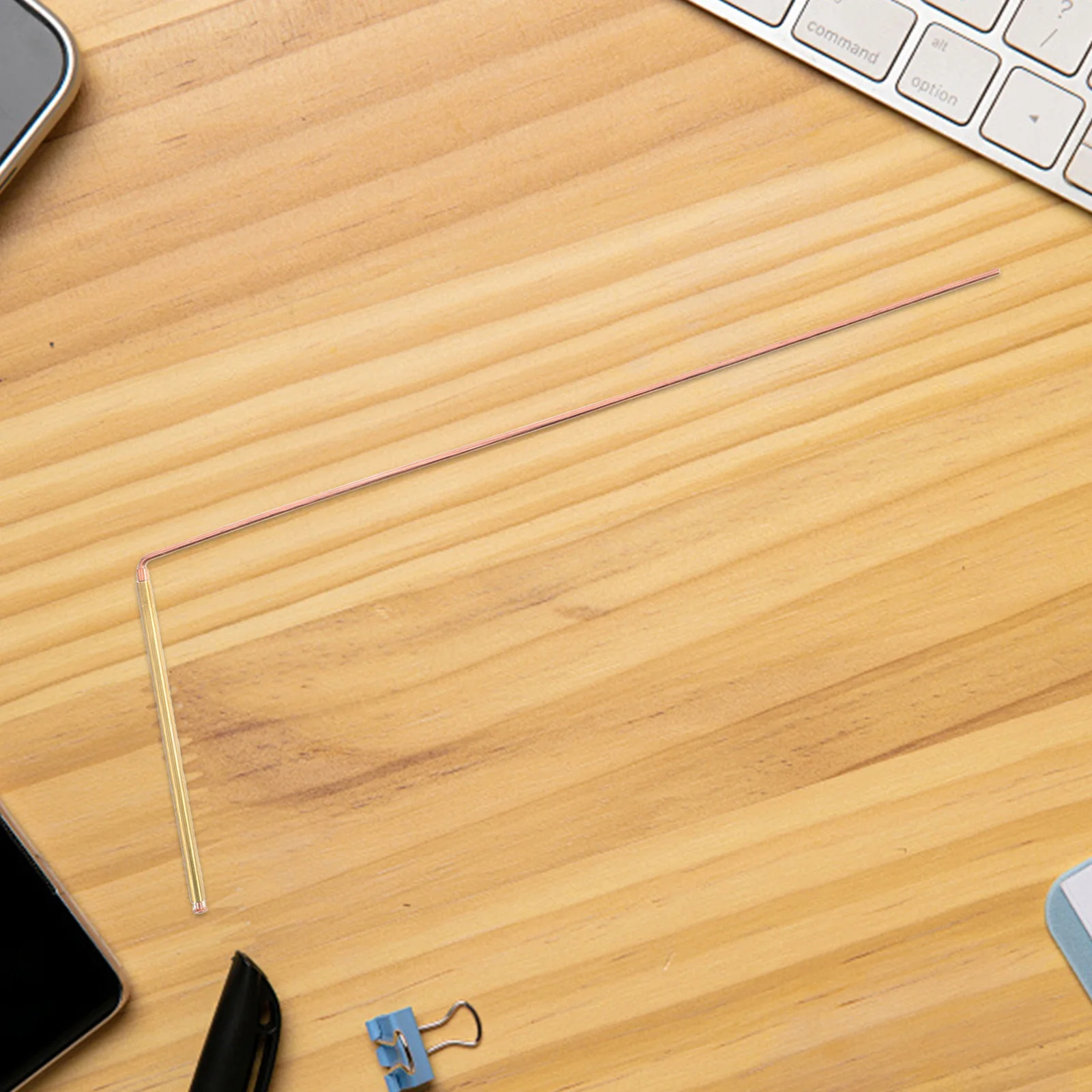 

2Pcs Copper Flexible Divining Rods Dual Tone Witching Sticks for Water Buried Items Dowsing Amateurs Brass Rods