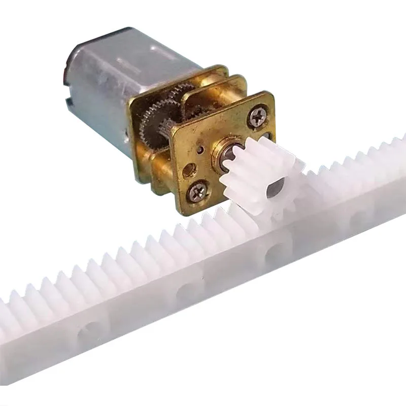 N20 Geared Micro Motor 0.5 Modular Rack Guide Gear Set 12-tooth 15-tooth 3MMD Hole for Precision Motion Control
