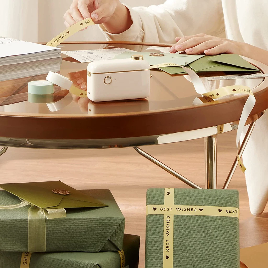 Niimbot H1S Mini Label Printer White/Color/Transparent Label  UV Waterproof Scratch-Resistant Continuous Paper For Home/Office