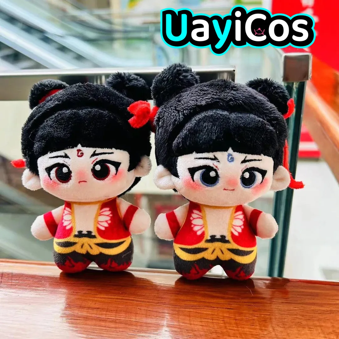 10cm Ne Zha 2 Demon Nezha Aobing Shen Gongbao Ao Guang Master Stuffed Plushies Doll Clothes Bag Pendant Keychain AnimeToy Kids