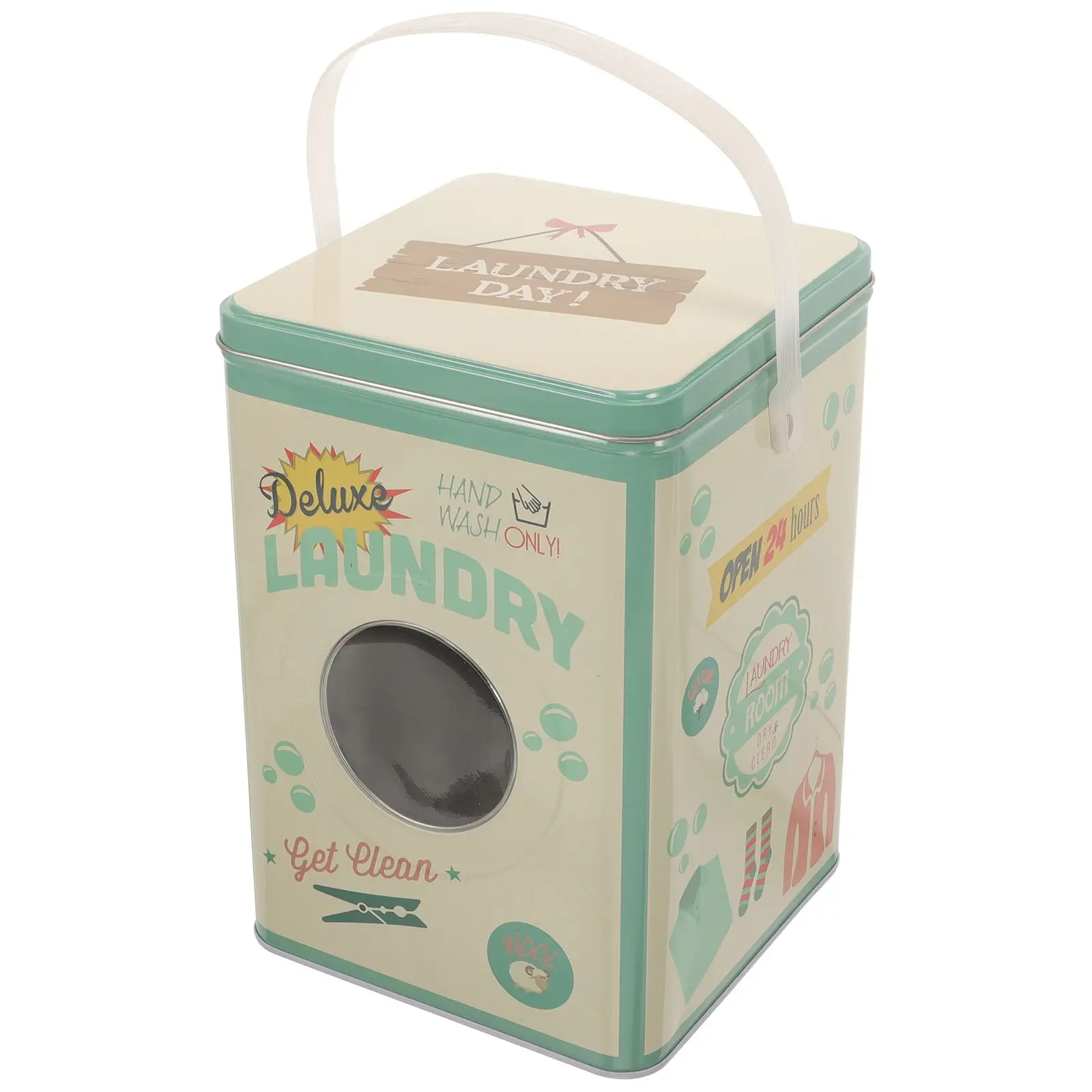 

Laundry Detergent Holder Large Capacity Washing Powder Bucket Storage Containers Organizing Bins Scent Beads Box Space Saving
