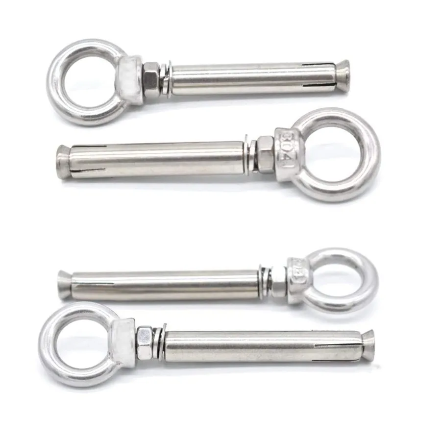 

Ring Lifting Expansion Eyebolt Screw Bolt 304 Stainless Steel Closed Hook Ahor Eye Bolt Wall Corete Brick Expansion Screws Bolt