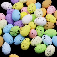 (50pcs/pack) 2 * 2.5cm foam simulation Easter egg party decoration family decoration hand painting DIY toy