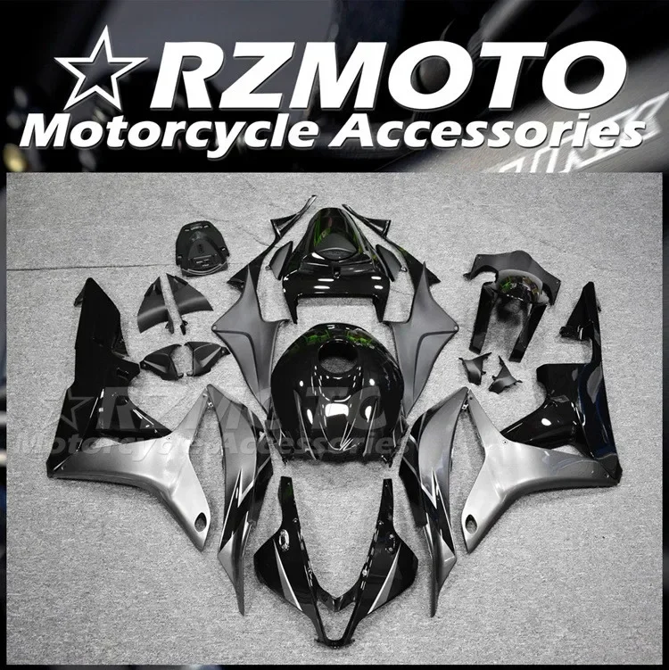 

4Gifts Injection Mold New ABS Motorcycle Bike Fairings Kit Fit For HONDA CBR600RR F5 2007 2008 07 08 Bodywork Set Gray Black